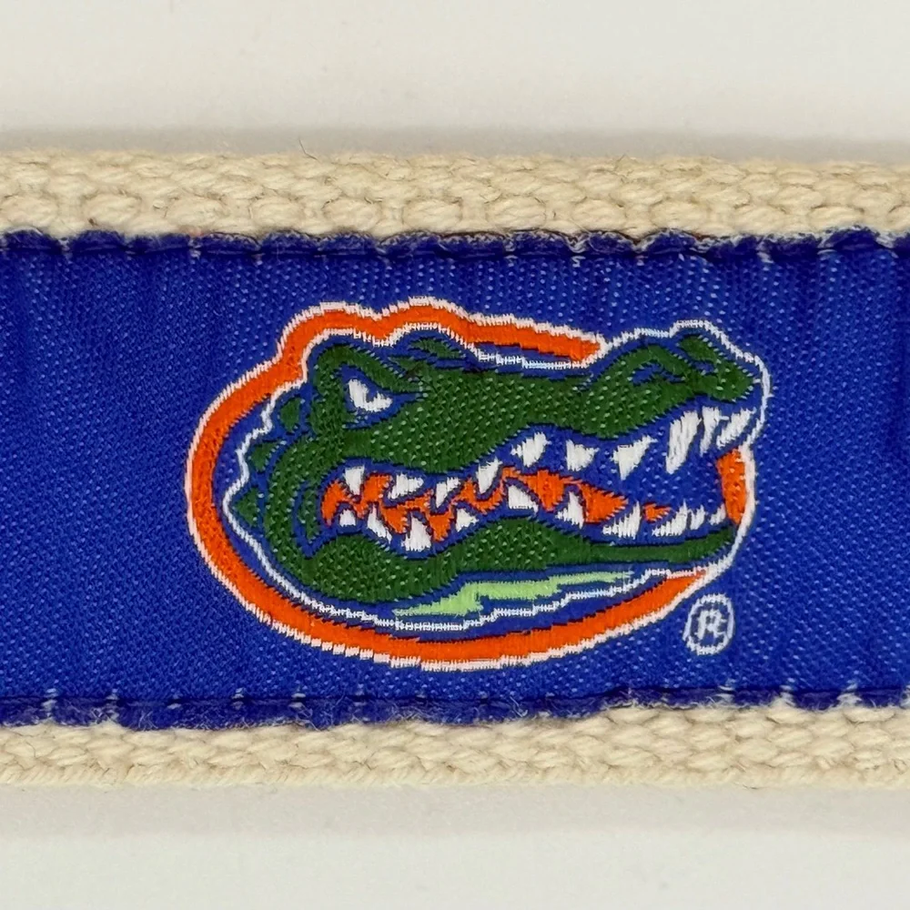 Moonshine University‎ of Florida UF D Ring Canvas Belt Blue (Boys Sz XS) 1.25”